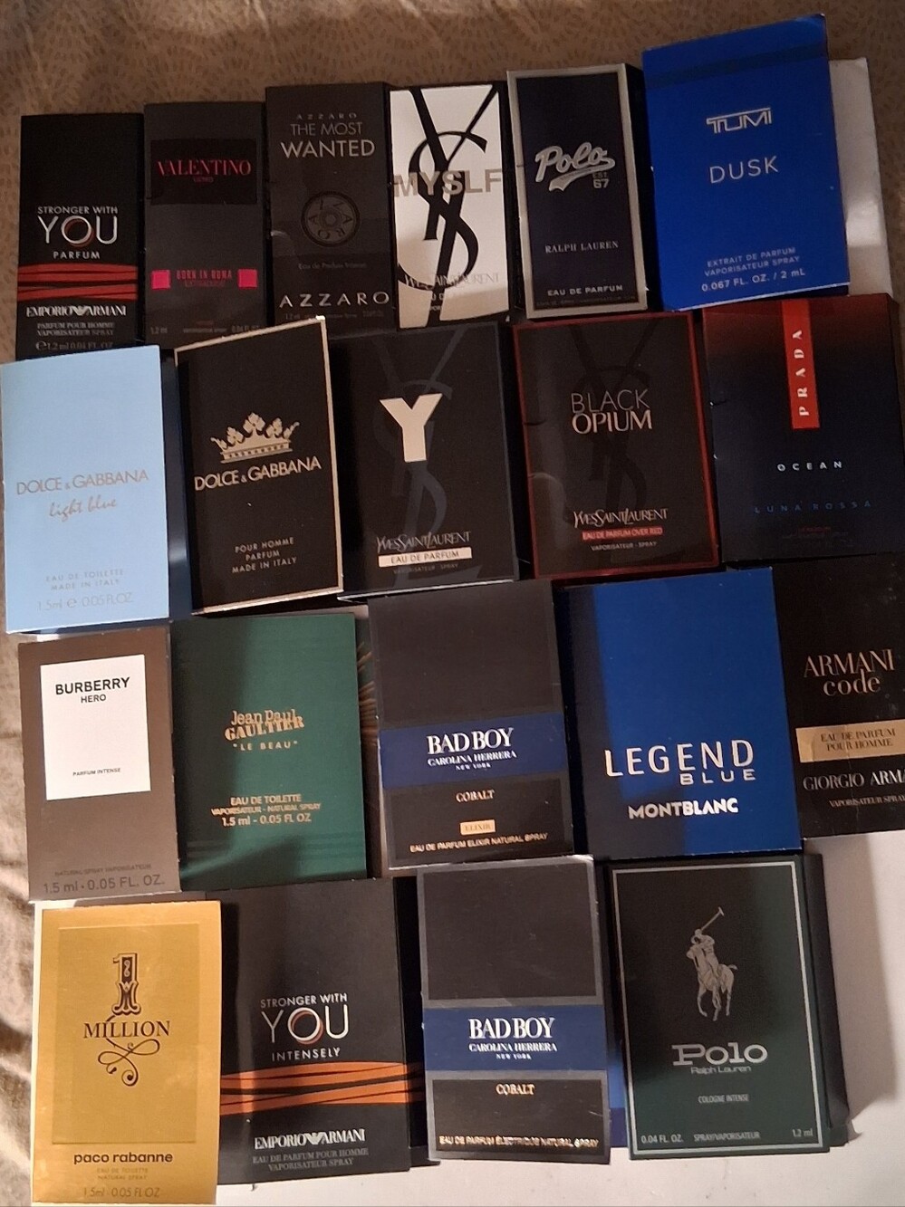 New Bundle 20 High End Cologne Samples